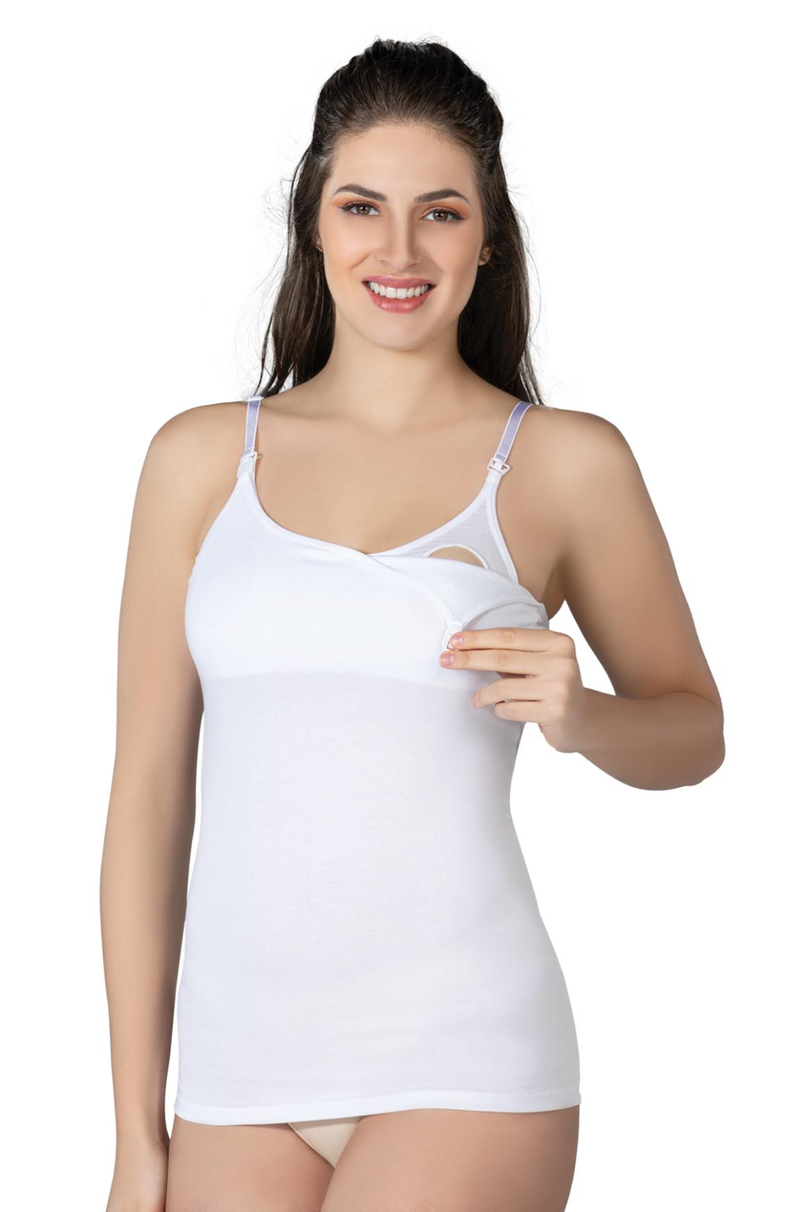 BEYAZ MI Emay 1414 Modal Cotton Emzirme Atlet