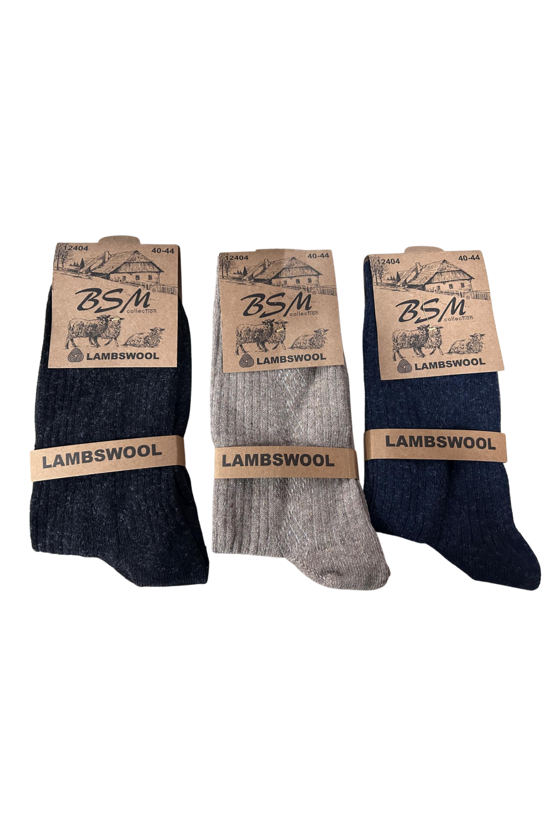 BSM Lamswool Kışlık Erkek Çorap 8 Adet