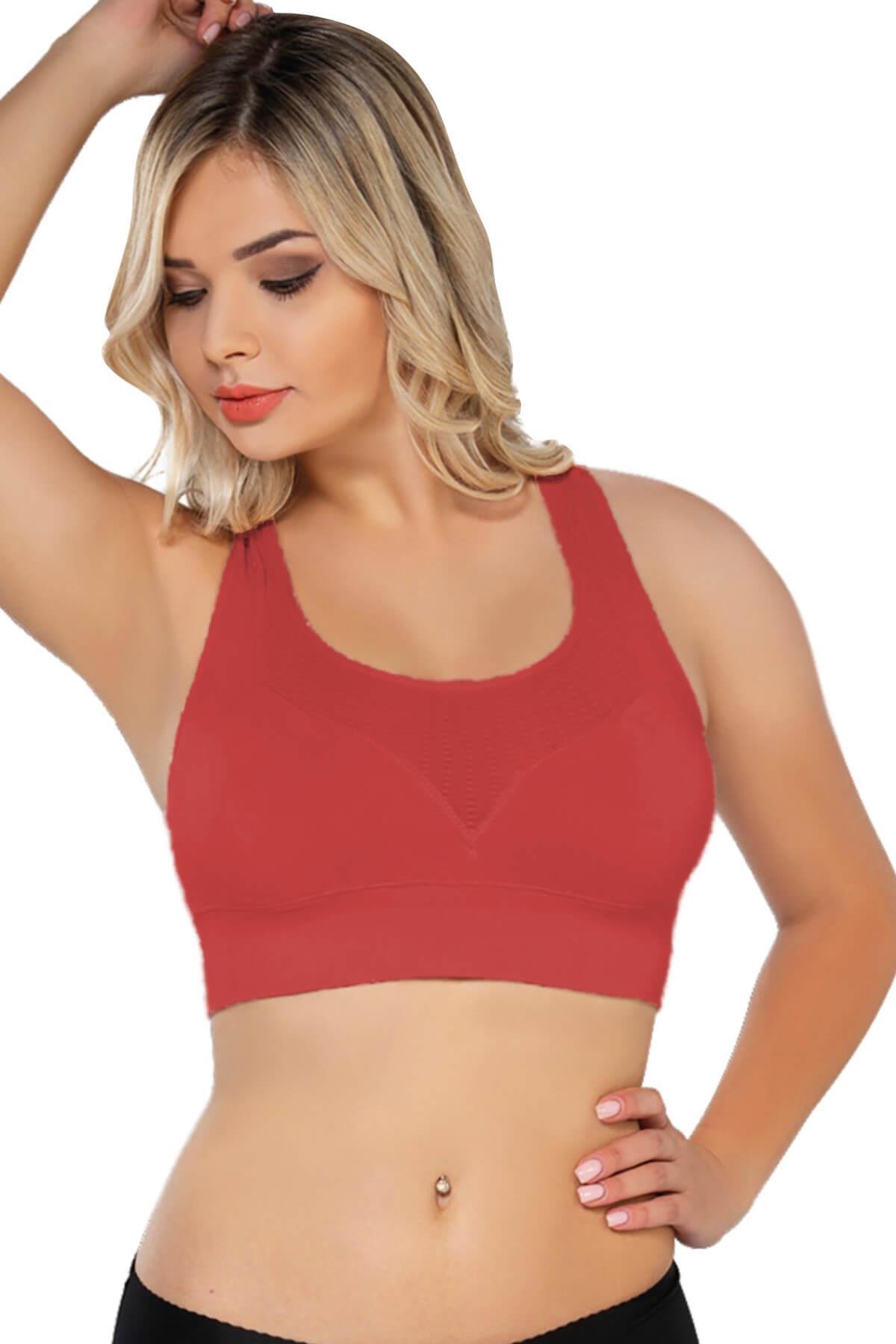 CORAL MI Emay 4027 Seamless Tül Pedli Toparlayıcı Büstiyer