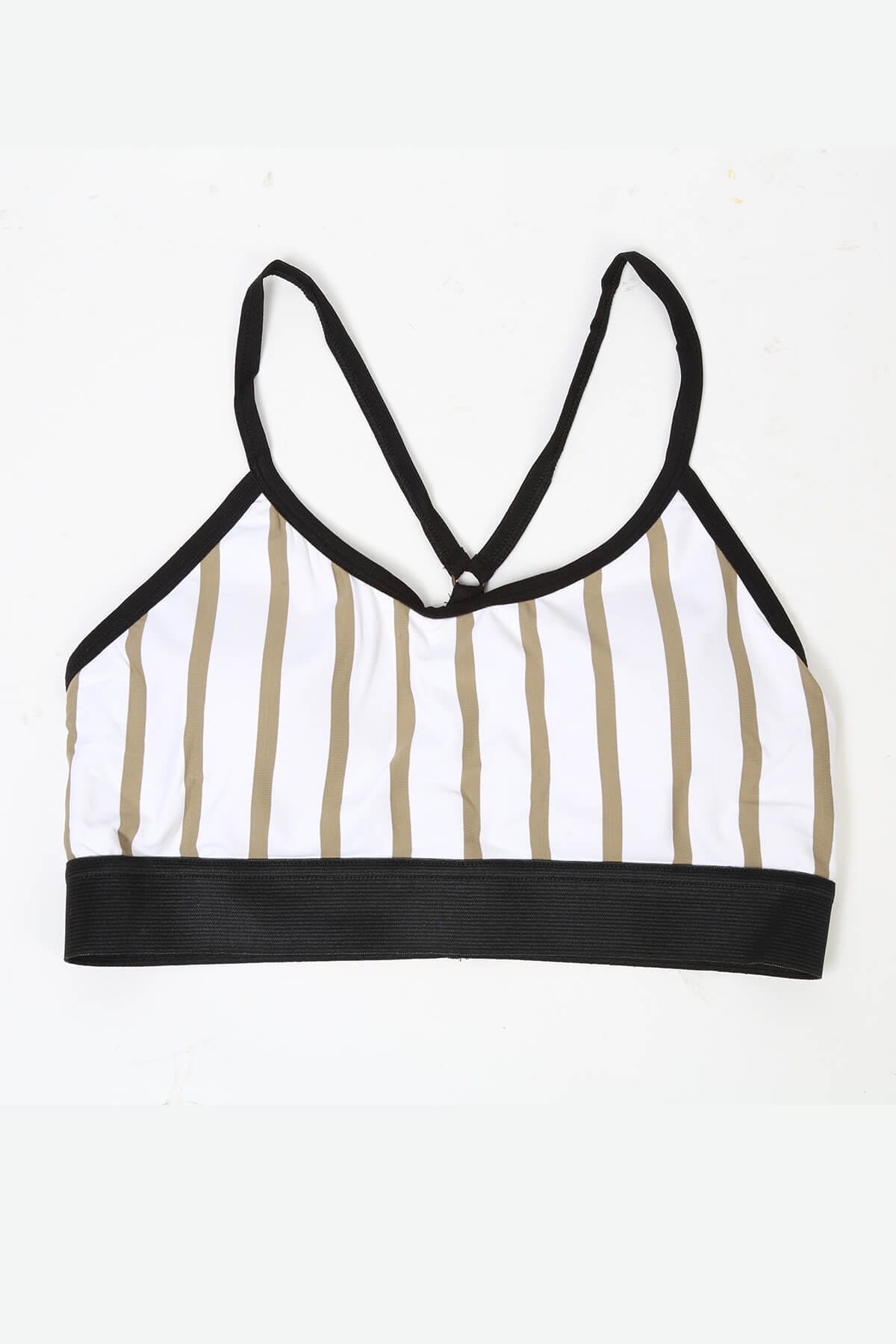 Derya Kurşun Basic Desenli Pedli Büstiyer 529KRM