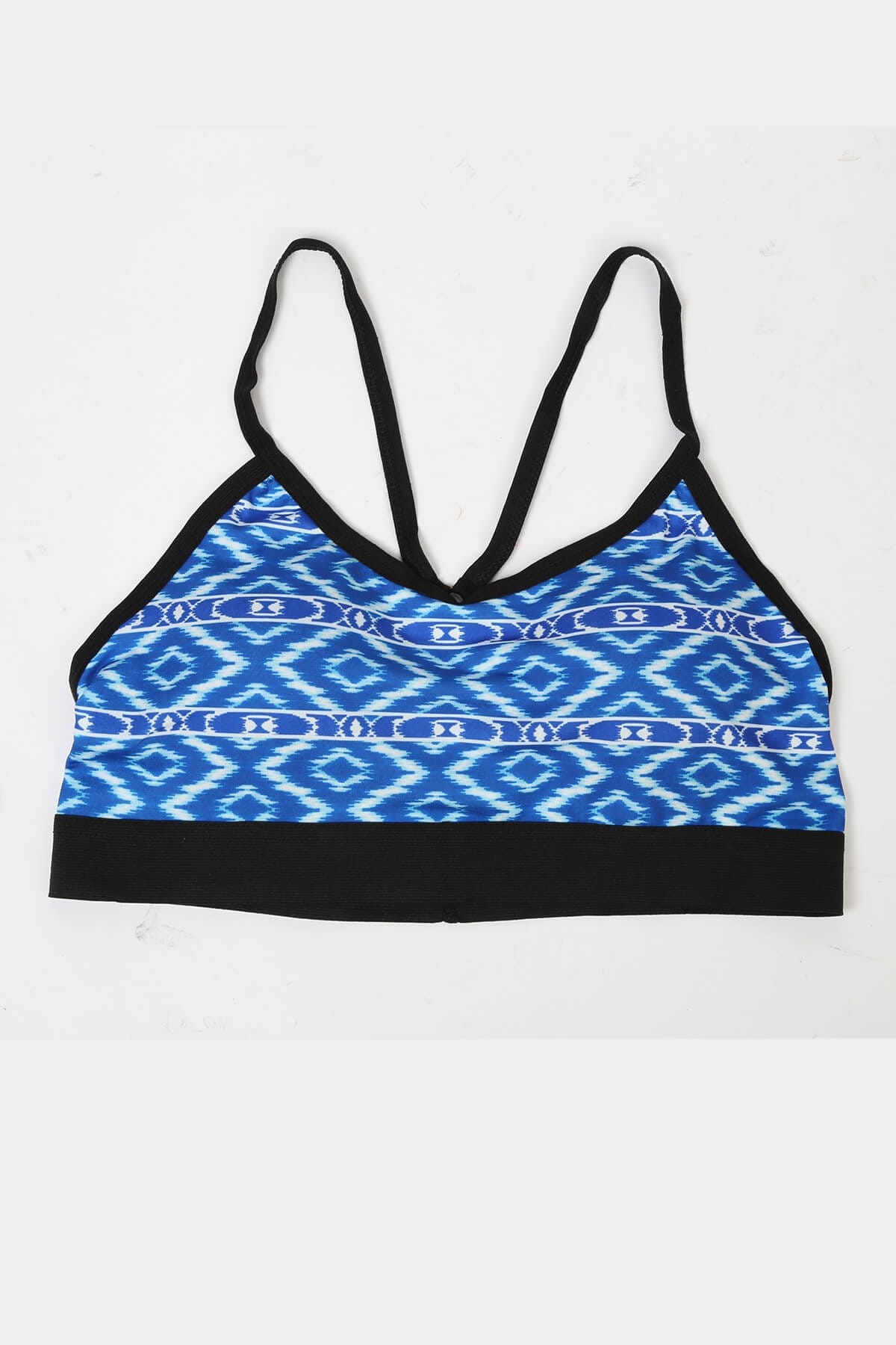 Derya Kurşun Basic Desenli Pedli Büstiyer 529M