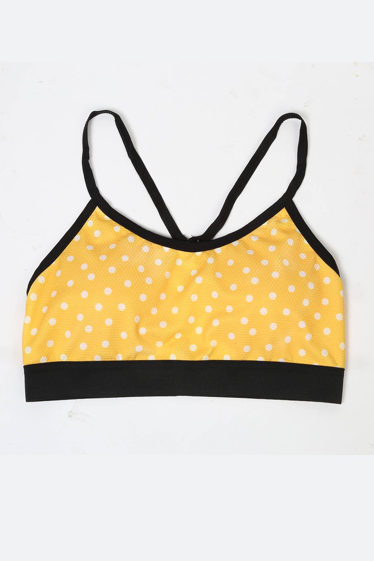 Derya Kurşun Basic Desenli Pedli Büstiyer 529S