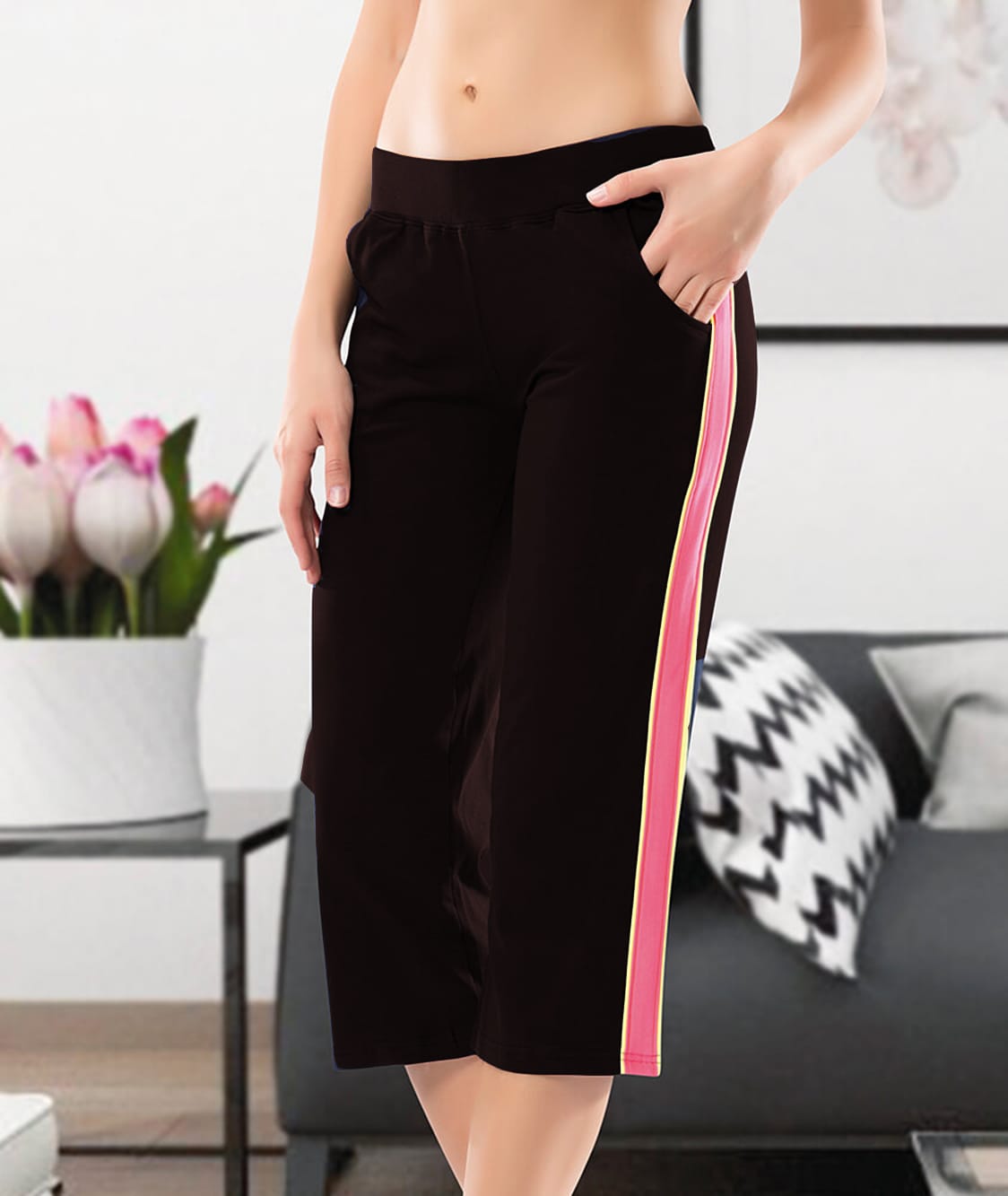 Derya Kurşun Cepli Kadın Kapri 0536