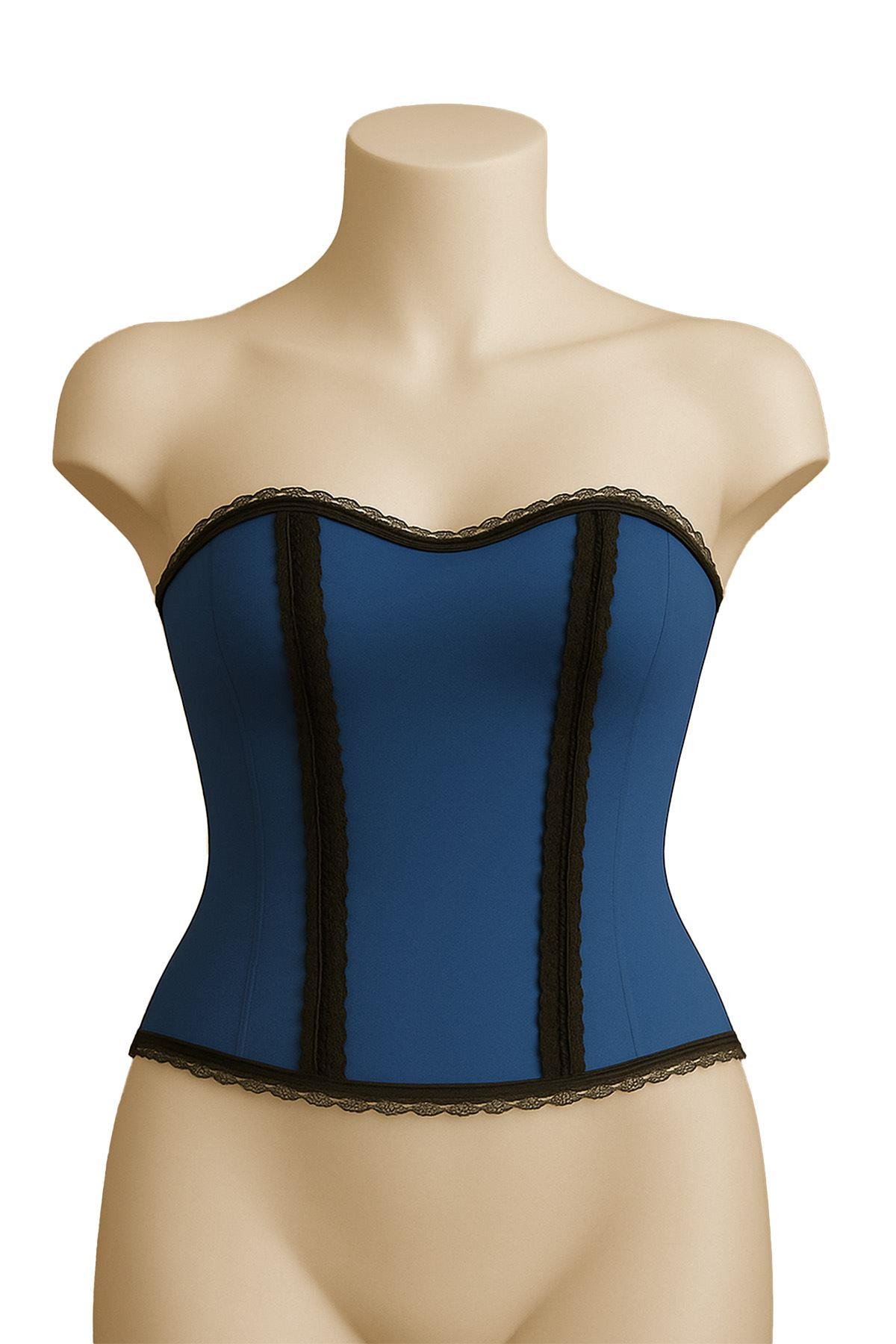 MAVİ MI Emay 9155 F Fırfırlı Terletici Büstiyer