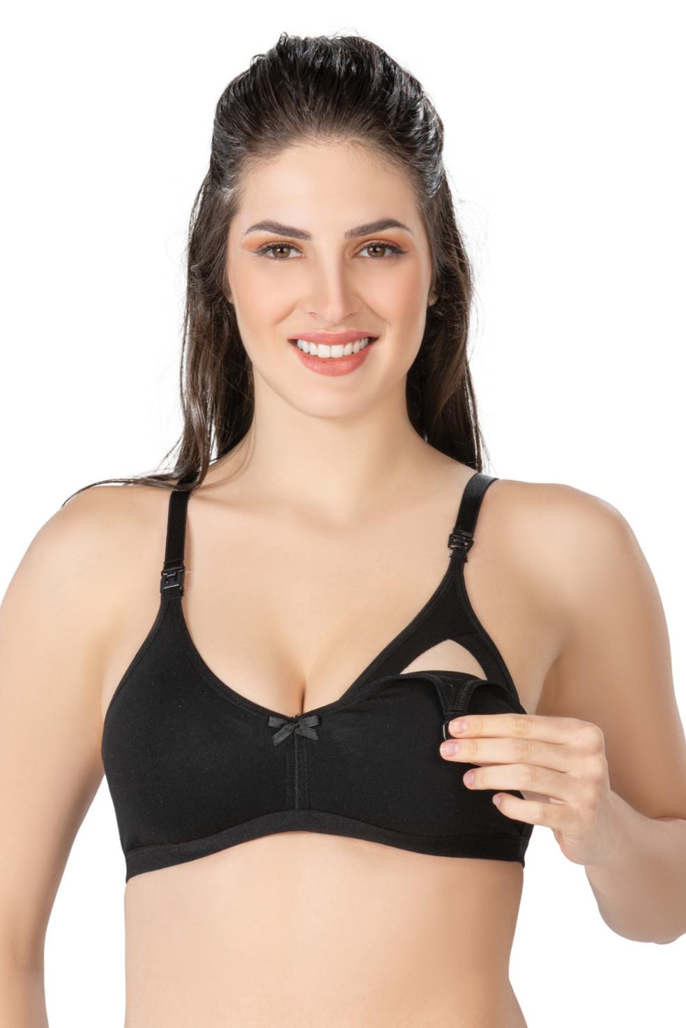 SİYAH MI Emay 1421 Modal Cotton Emzirme Sütyen