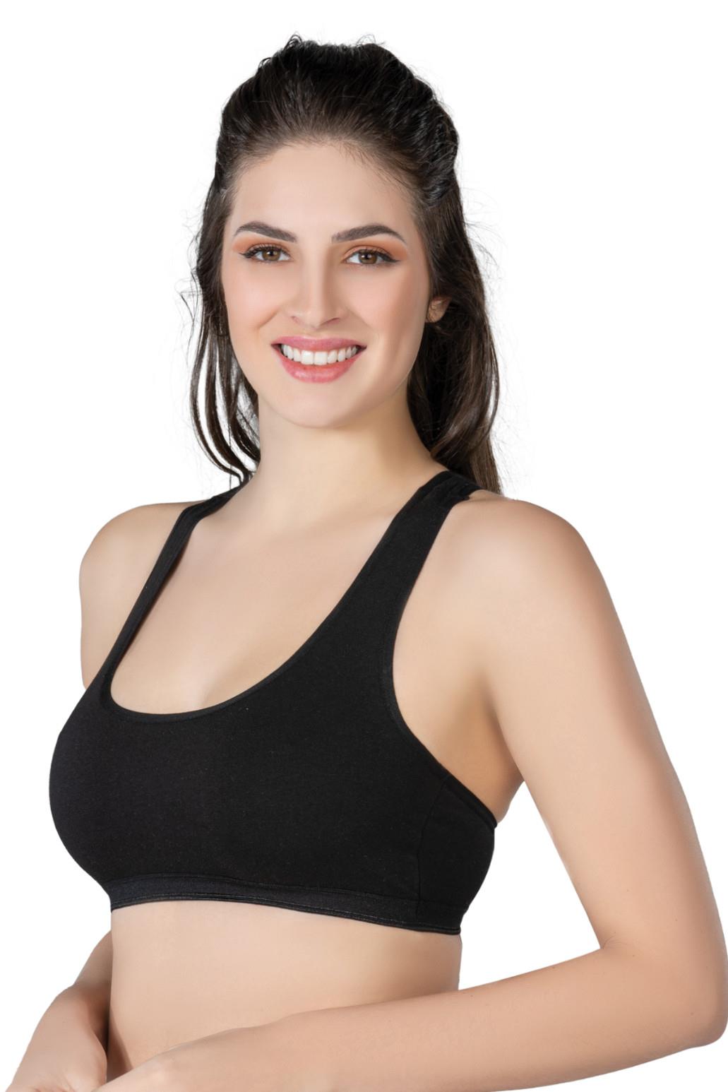 SİYAH MI Emay 1424 Modal Cotton Sporcu Büstiyer