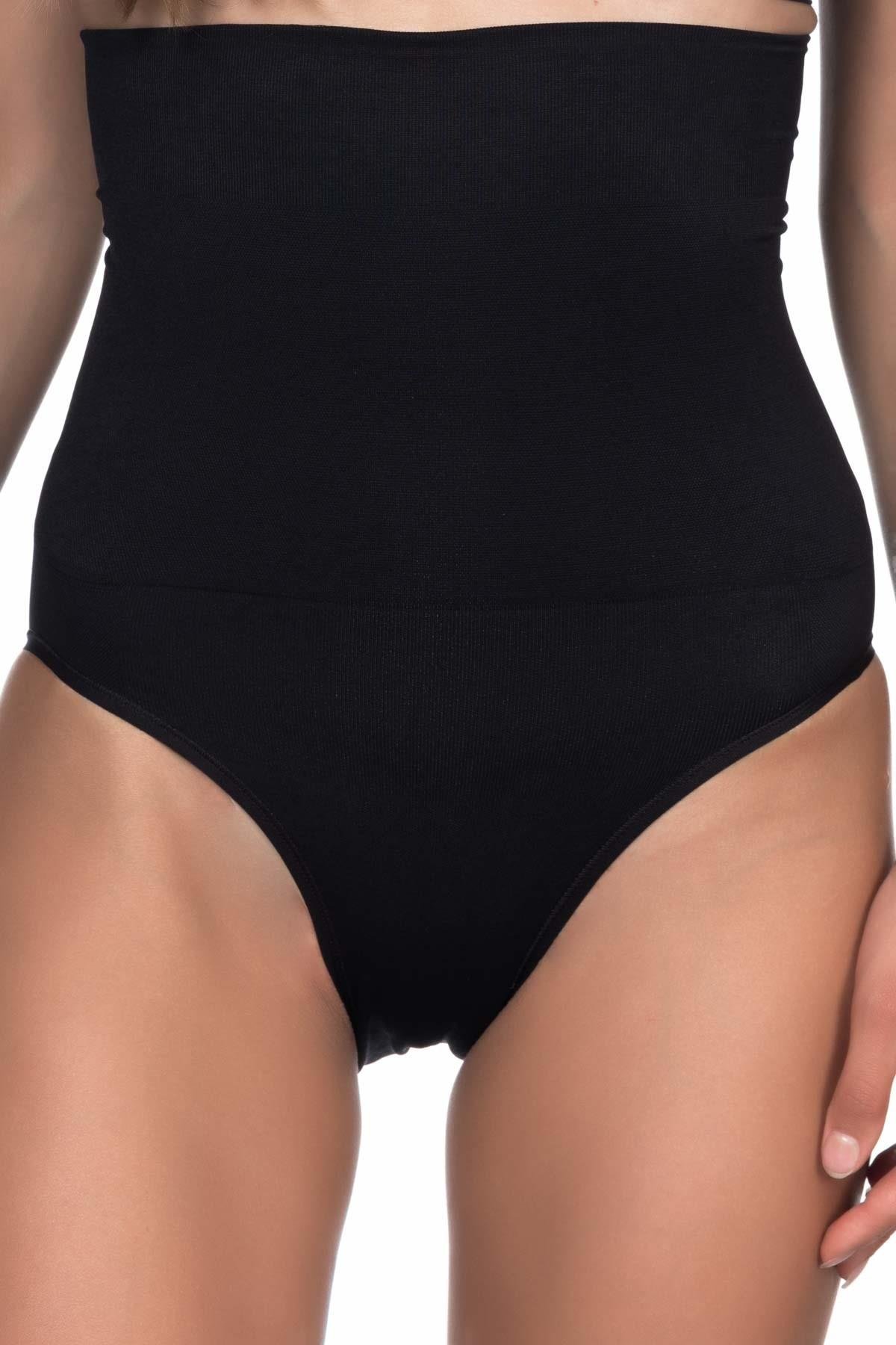 SİYAH MI Emay 2009 Yüksek Bel Double Slip Korse