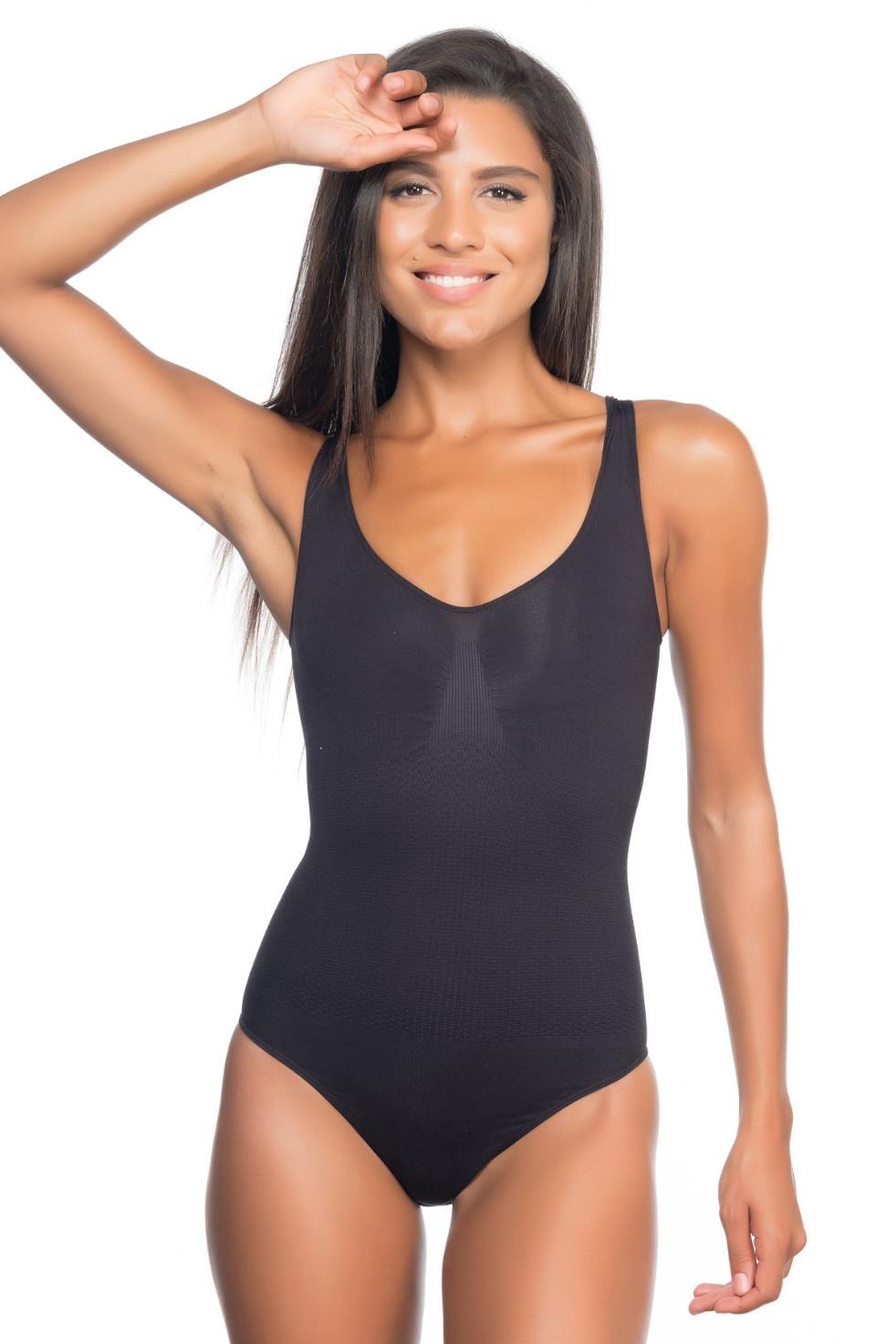 SİYAH MI Emay 2018 Kalın Askılı Body Korse