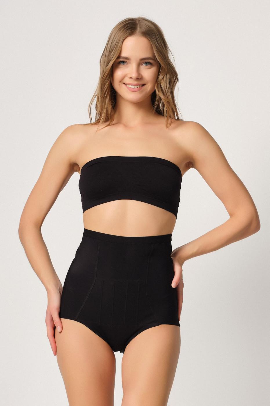 SİYAH MI Emay 2931 Karın Balen Destekli Slip Lazer Korse