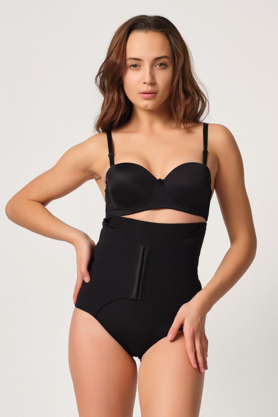 SİYAH MI Emay 2932 Double Karın Agraf Destekli Slip Lazer Korse