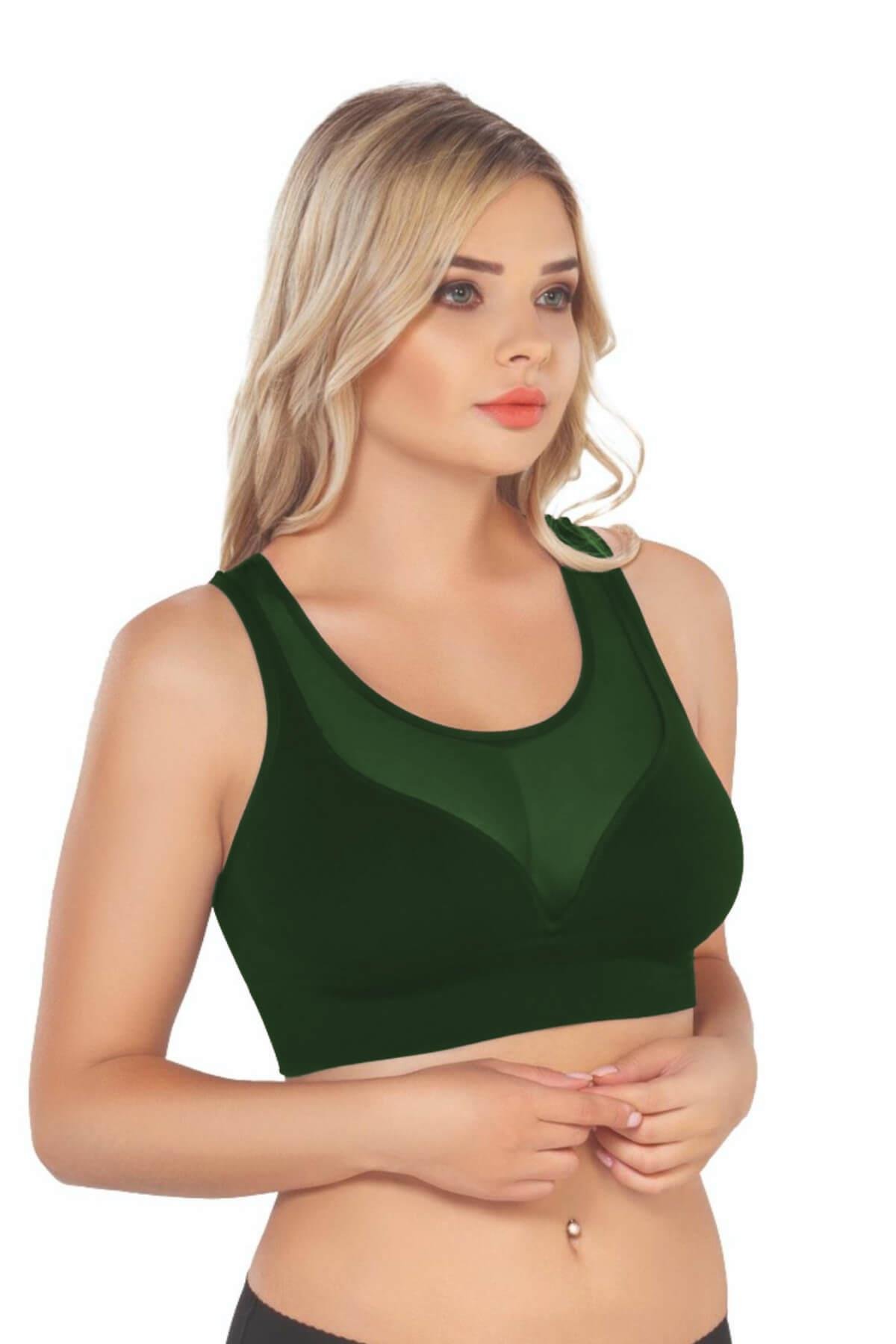 YEŞİL MI Emay 4028 Seamless Tül Toparlayıcı Büstiyer